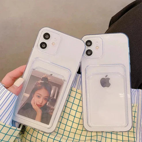 CLEAR CARD CASE🖤