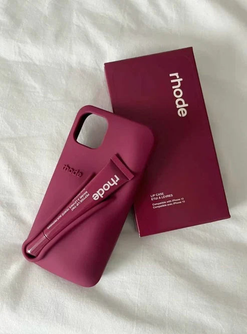 New Original Rhodes LipGloss 💄 Silicone Case With Box 🩶